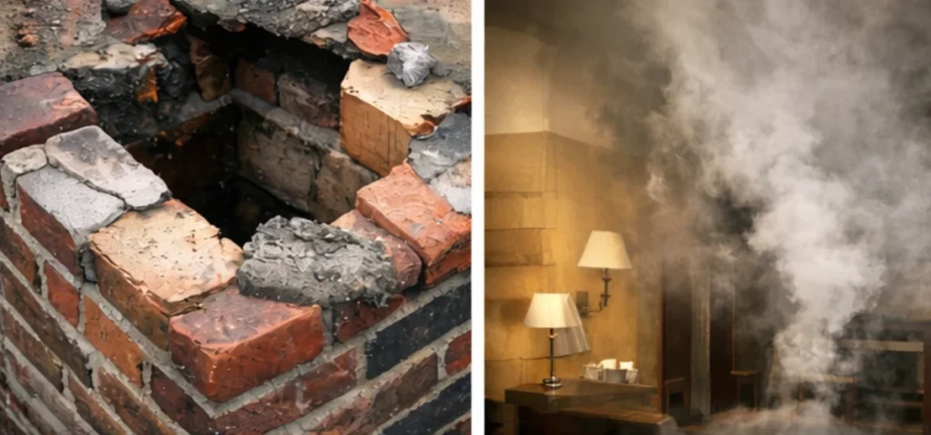 Chimney Damage and Smoke Issues